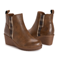 Women's England Oxford Wedge Booties