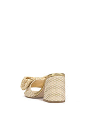 Romilda Bow Sandal in Natural