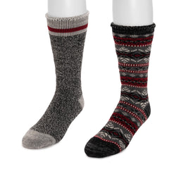Men's 2 Pair Pack Heat Retainer Crew Socks