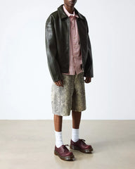 1461 Made in England Soft Boa Embossed Leather Bump Toe Shoes