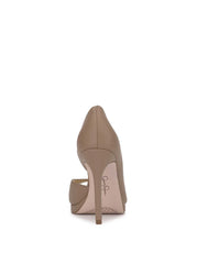 Kimli Peep Toe Pump in Chai Latte