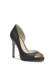 Kimli Peep Toe Pump in Black
