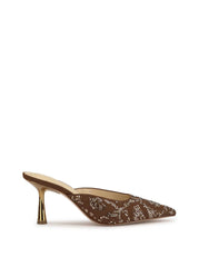 Xia Pointed-Toe Mule in Toasted Pecan
