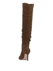 Emetta Over The Knee Boot in Maple