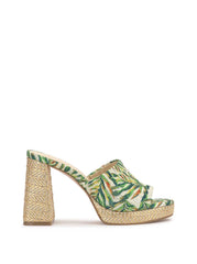 Kameena Mule Platform in Pink Floral