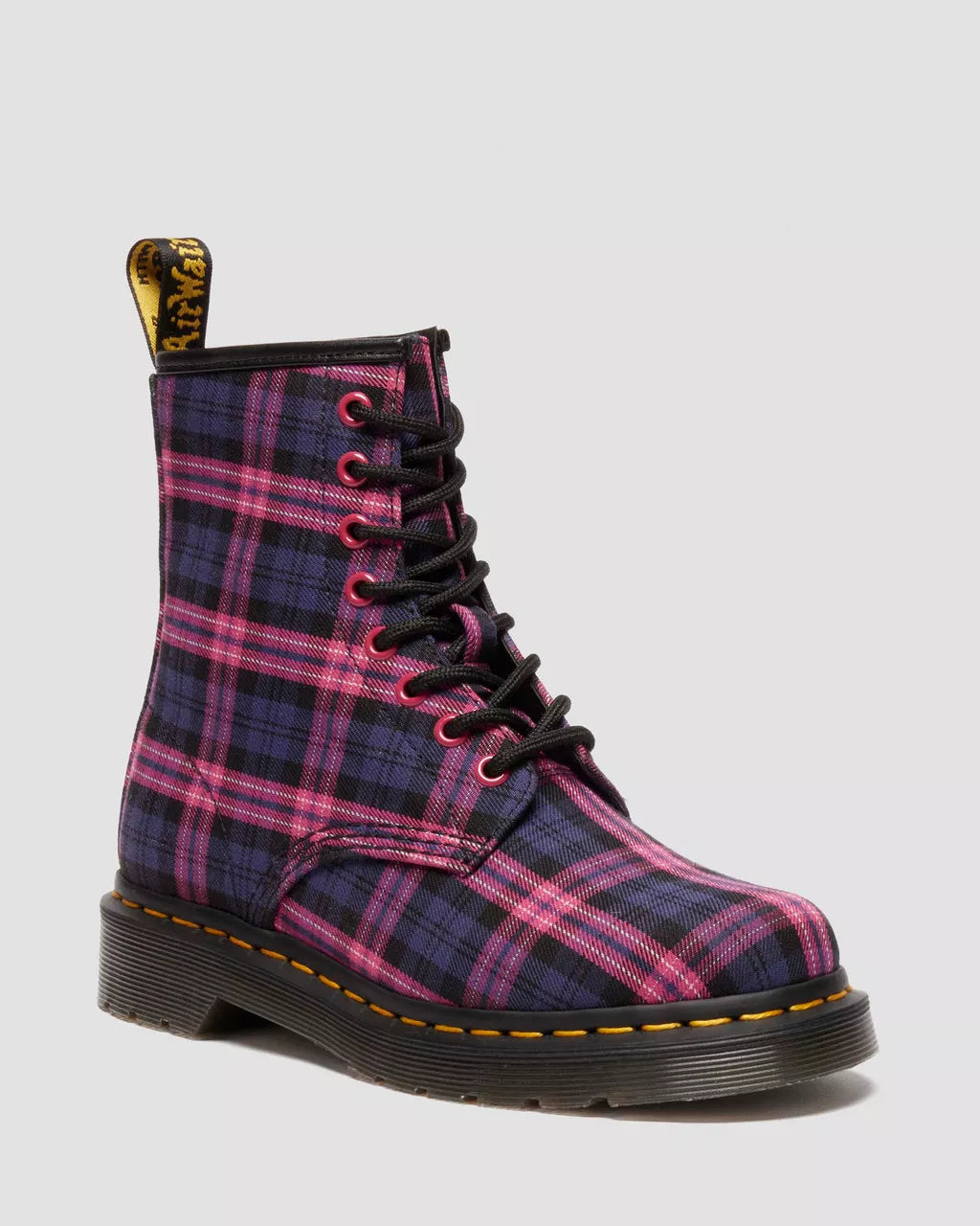 1460 Tartan Lace Up Boots