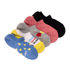 Women's 5 Pack Pickleball No Show Socks