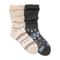 Women's 2 Pair Pack Slouch Heat Retainer Socks