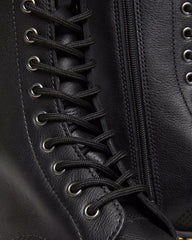 1B99 Pisa Leather Mid Calf Lace Up Boots