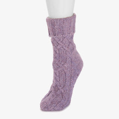 Women's Luxe Cabled Sweater Sock