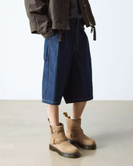 Anistone Harness Suede Biker Boots