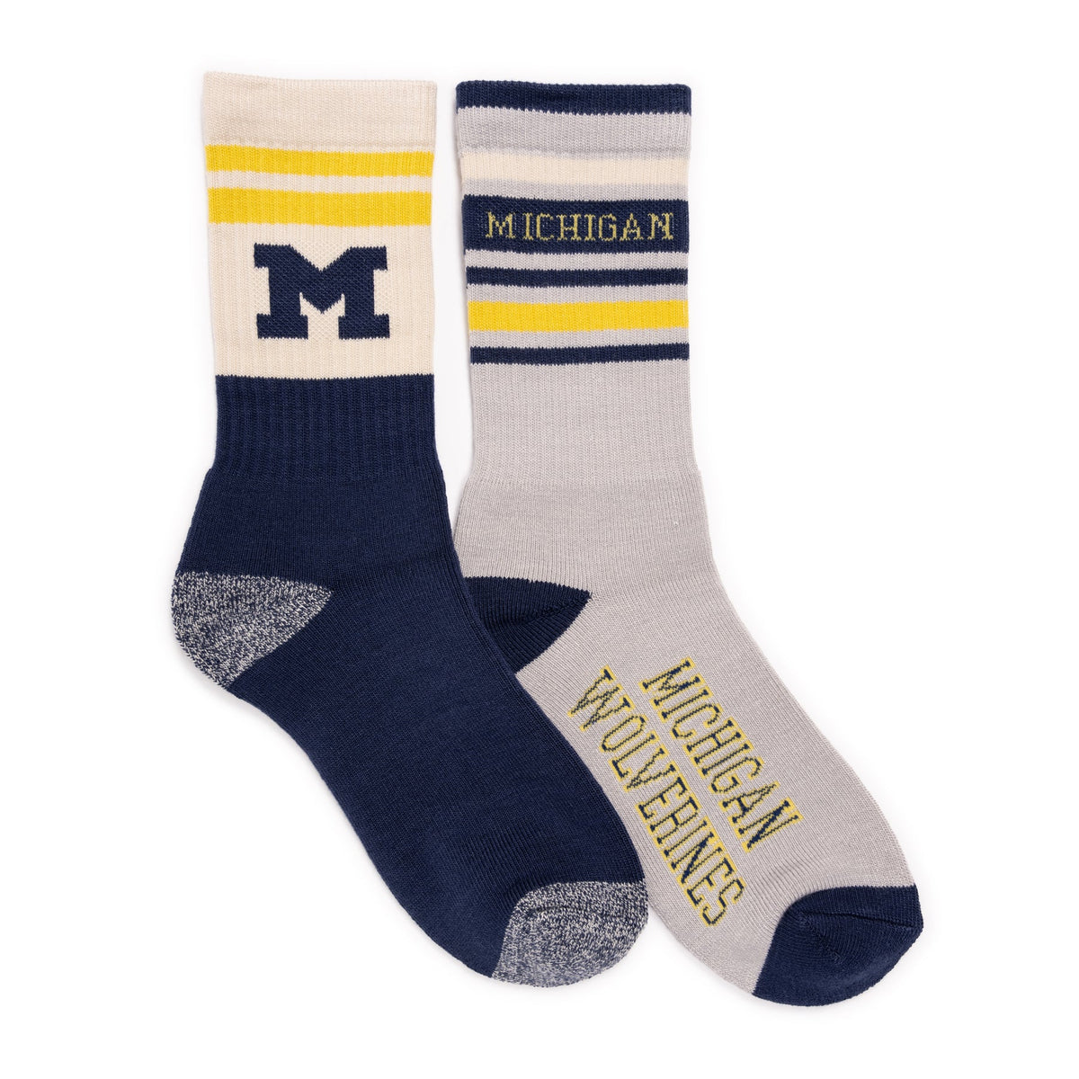 Michigan Wolverines GameDay Unisex Crew Socks 2 Pack