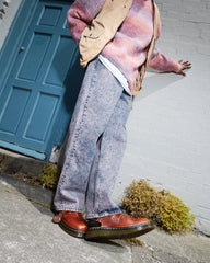 JORGE Made in England Classic Leather Slingback Mules