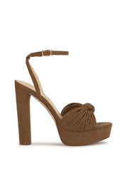 Immie Platform Sandal in Safari Brown