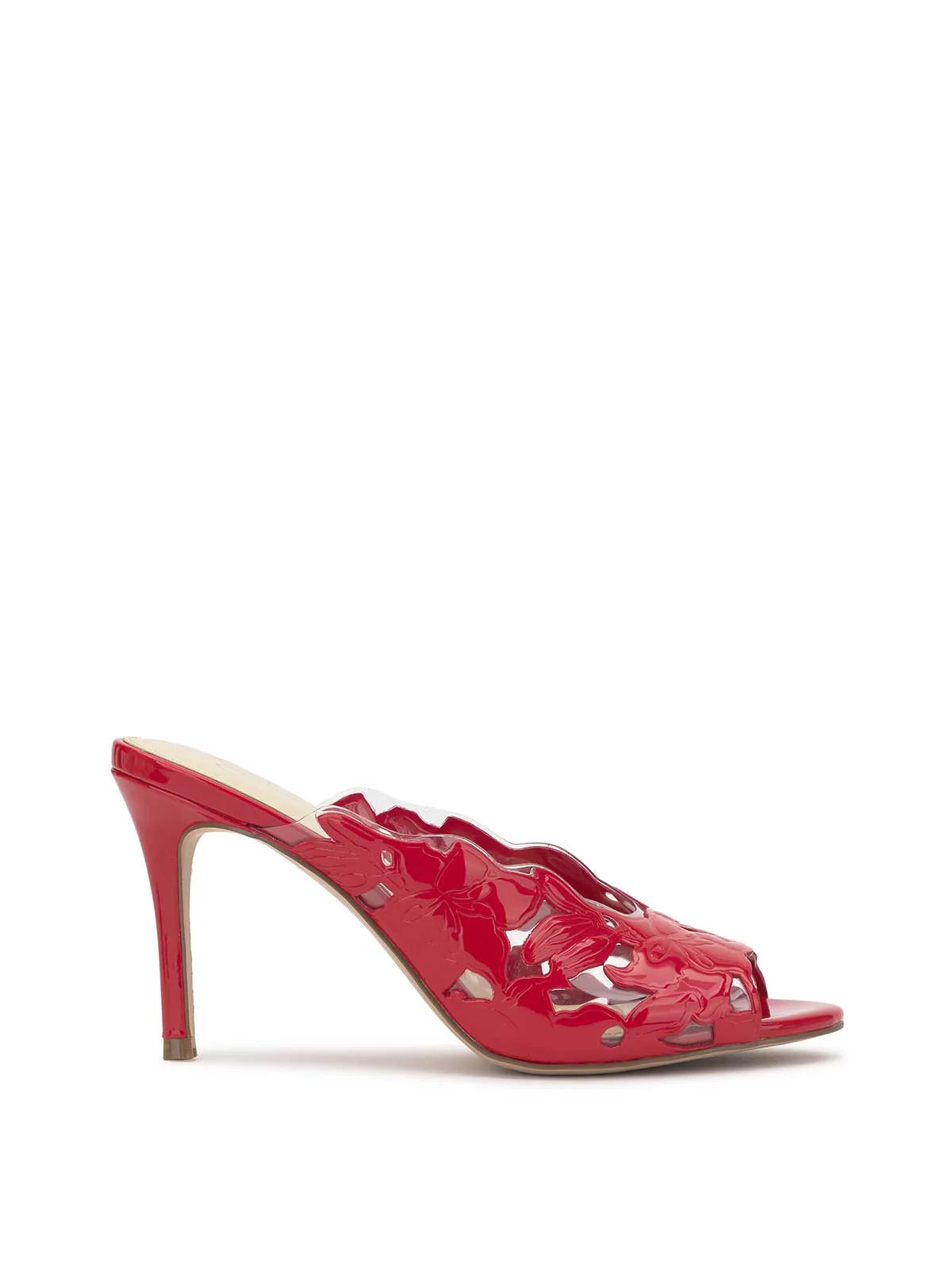 Justera High Heel in Red Muse