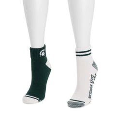 Michigan State Spartans GameDay Unisex Mini Crew Socks 2 Pack