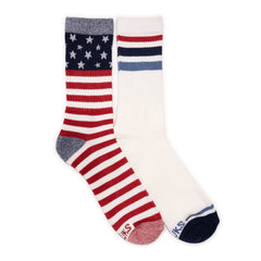 Unisex 2 Pack Unisex Crew Socks