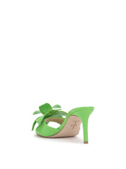 Percia Slip On Heel in Bright Green