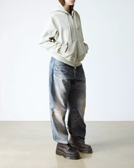 Sinclair Crazy Horse Leather Platform Boots