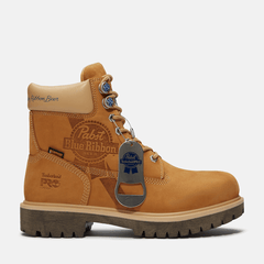 Men's Timberland PRO and Pabst Blue Ribbon Direct Attach 6" Soft Toe Waterproof Work Boot