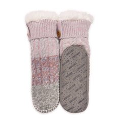 Women's Short Cable Slipper Sock