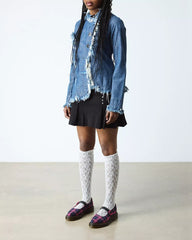 ELPHIE MJ Tartan Mary Jane Shoes