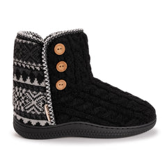 Women's Leann Button Bootie Slipper