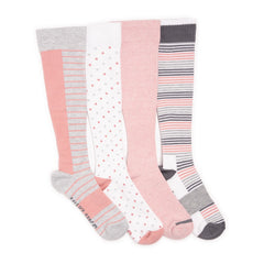 Women's 4 Pack Cotton Compression Socks