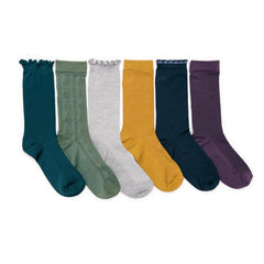 Women's 6 Pack Whisper Soft Crew Socks 8 Inch