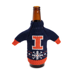 Illinois Fighting Illini Unisex Cabin Sock with Bottle Sweater