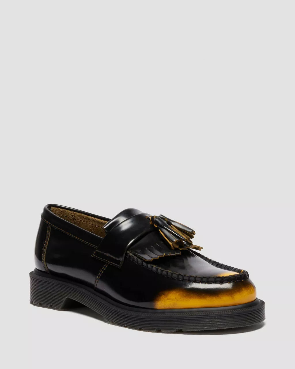 Adrian Arcadia Rub Off Leather Tassel Loafers