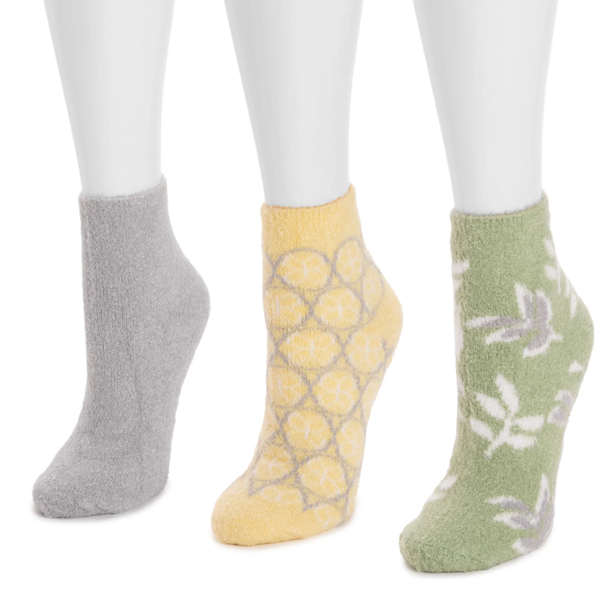Women's 3 Pack Vitamin E Infused Crew Socks