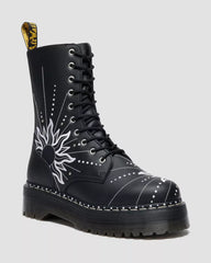 JADON HI SOLAR FLARE Reclaimed Leather Platform Boots