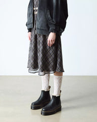 2976 Faux Fur Lined Platform Chelsea Boots